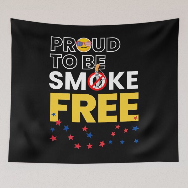 Item preview, Proud to be Smoke Free Quit Smoking Smokeout Day designed and sold by BunBuntheDog-.