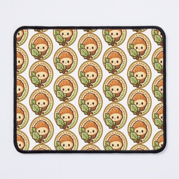 Item preview, lonely and happy Acorn cute funny graphic illustration design designed and sold by ironpalette.
