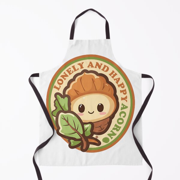 Item preview, lonely and happy Acorn cute funny graphic illustration design designed and sold by ironpalette.