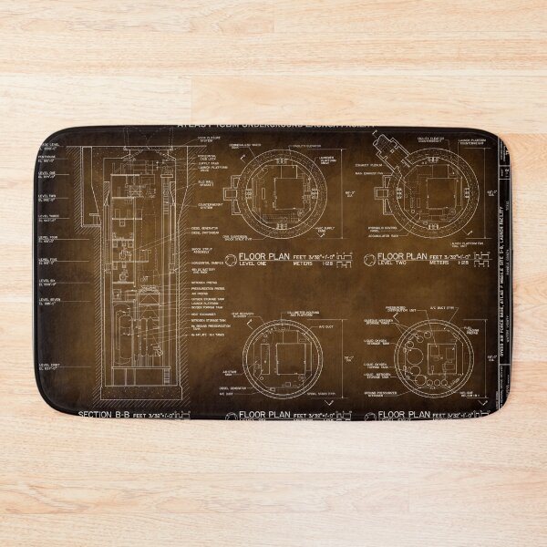 Item preview, Blueprint First U.S. ICBM Nuclear Missile c. 1962 designed and sold by Daniel Hagerman.