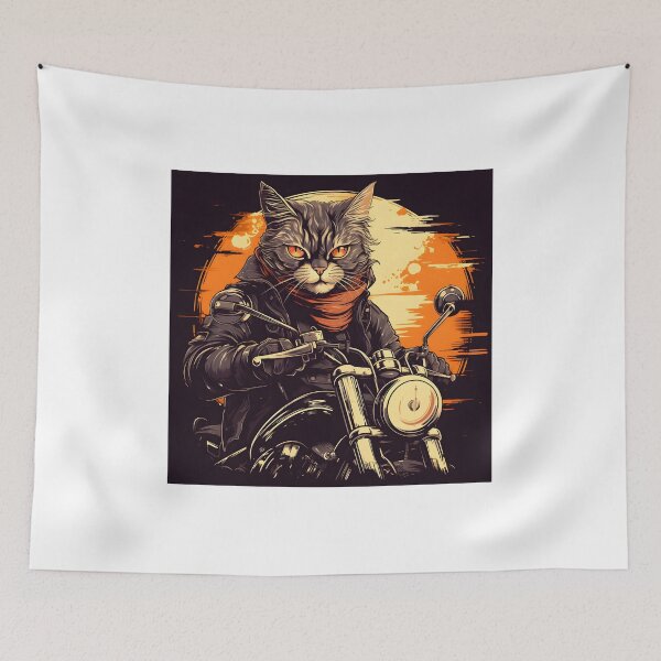 Item preview, Cat on a bike 02 designed and sold by Cozy-cat.