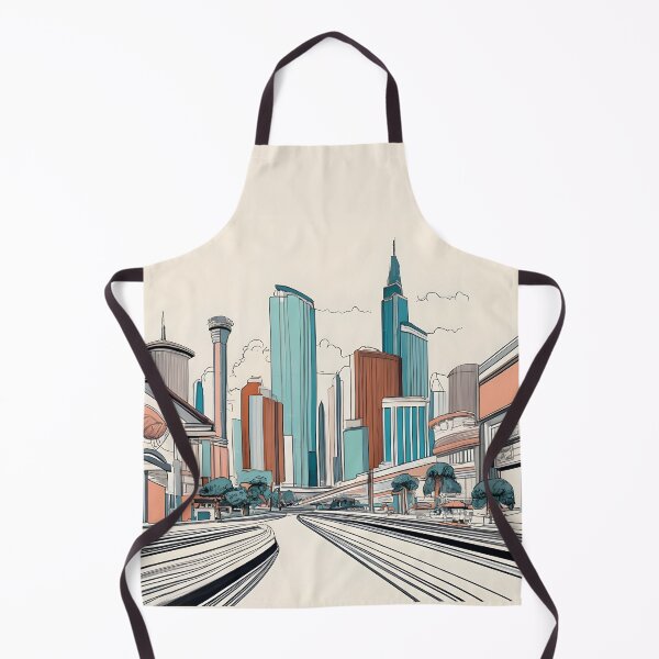 Artikelvorschau, Minimalistische Zeichnung der Skyline von Las Vegas entworfen und verkauft von Patricks-Art.