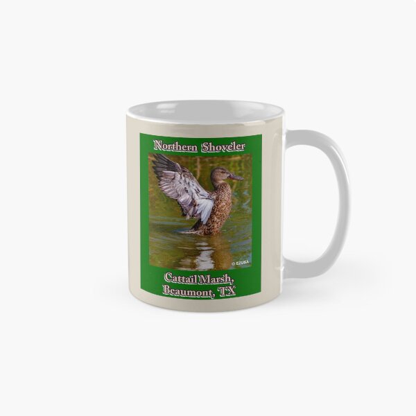 Item preview, Give The Bird To Your Lover. Northern Shoveler, Cattail Marsh, Beaumont, Texas. designed and sold by MoreEZUSA-Here.