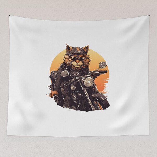 Item preview, Cat on a bike 05 designed and sold by Cozy-cat.