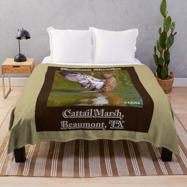 Item preview, Give Someone You Love The Bird. Northern Shoveler, Cattail Marsh, Beaumont, Texas. designed and sold by MoreEZUSA-Here.