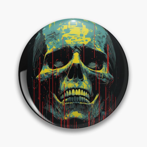 Item preview, Sci-fi Skull classic Horror Cyberpunk 01 designed and sold by osy003.