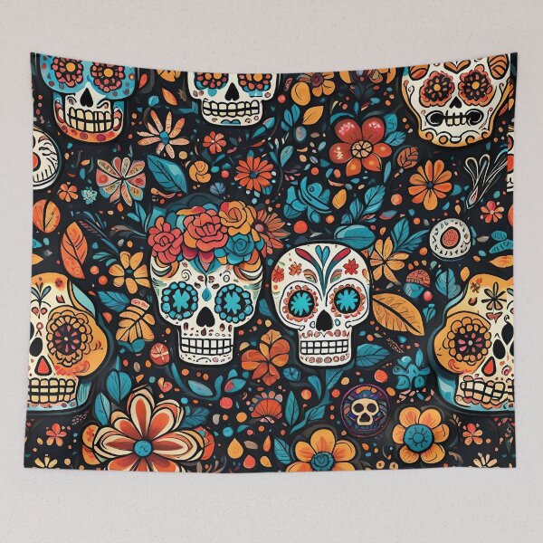 Item preview, dia de los muertos  designed and sold by patternshoprad.