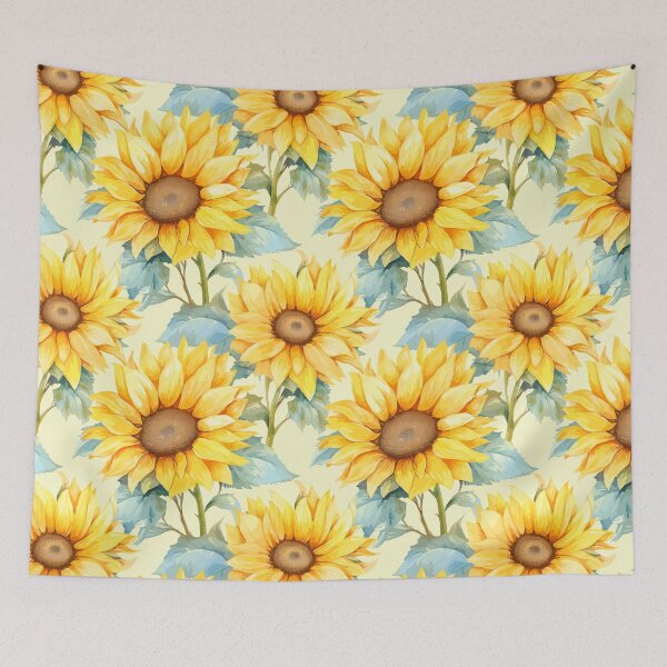 Item preview, Pastel Sunflower Patterns. Seamless Floral Elegance for Home. designed and sold by Jittiwat Chunchuawong.