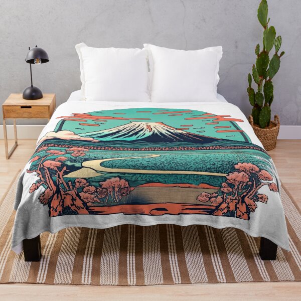 Item preview, Mount Fuji Japanese Vintage Ukiyo e Style designed and sold by Puristock.