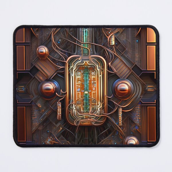 Item preview, “Cyberpunk Mosaic: Futuristic Circuit Art” designed and sold by Art-Vortex-fr.