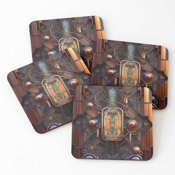 Item preview, “Cyberpunk Mosaic: Futuristic Circuit Art” designed and sold by Art-Vortex-fr.