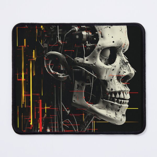 Item preview, Sci-fi Skull classic Horror Cyberpunk 02 designed and sold by osy003.