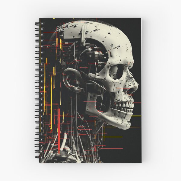 Item preview, Sci-fi Skull classic Horror Cyberpunk 02 designed and sold by osy003.