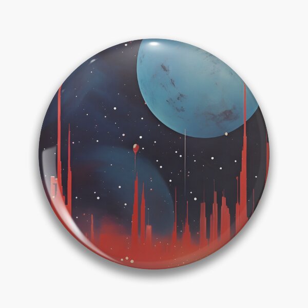 Item preview, Abstract Cosmic Landscape and Space Sky with Shining Stars and Planet designed and sold by Je-we.
