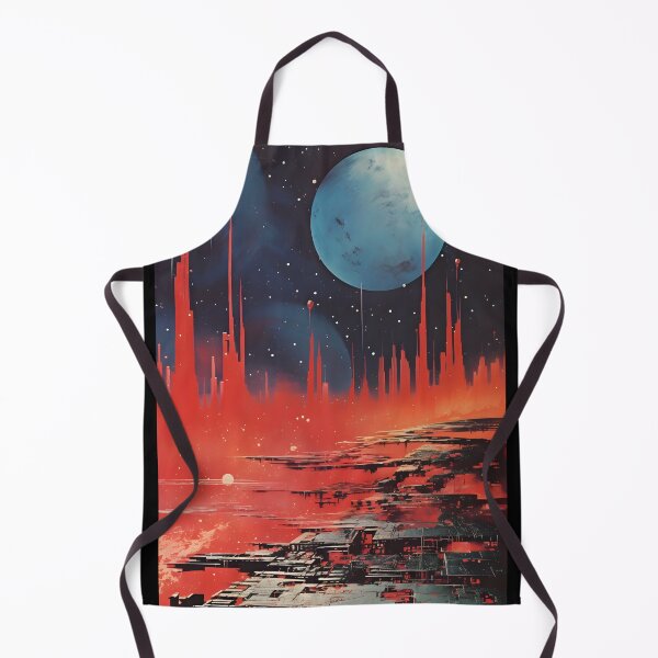Item preview, Abstract Cosmic Landscape and Space Sky with Shining Stars and Planet designed and sold by Je-we.