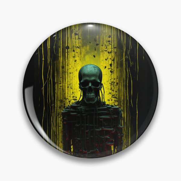 Item preview, Sci-fi Skull classic Horror Cyberpunk 03 designed and sold by osy003.
