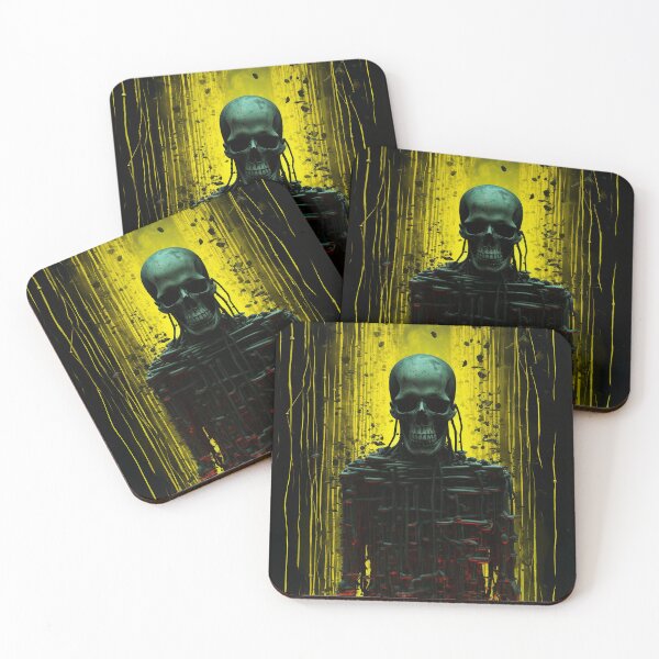 Item preview, Sci-fi Skull classic Horror Cyberpunk 03 designed and sold by osy003.