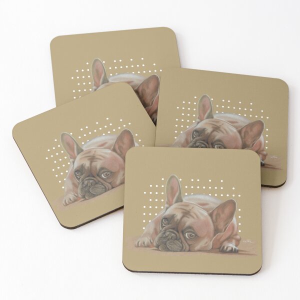 Item preview, French Bulldog looking up designed and sold by Carina Parry Studios.