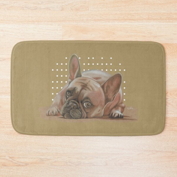 Item preview, French Bulldog looking up designed and sold by Carina Parry Studios.