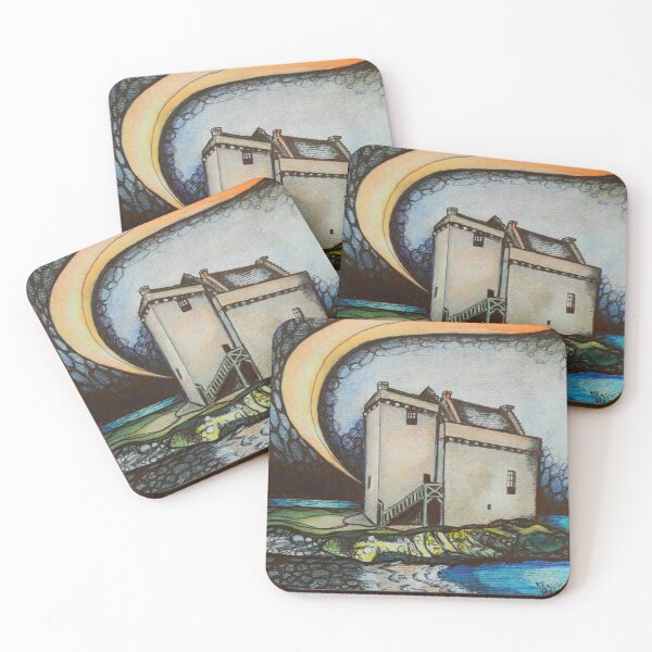 Item preview, Portencross Castle designed and sold by LizzCampbelart.