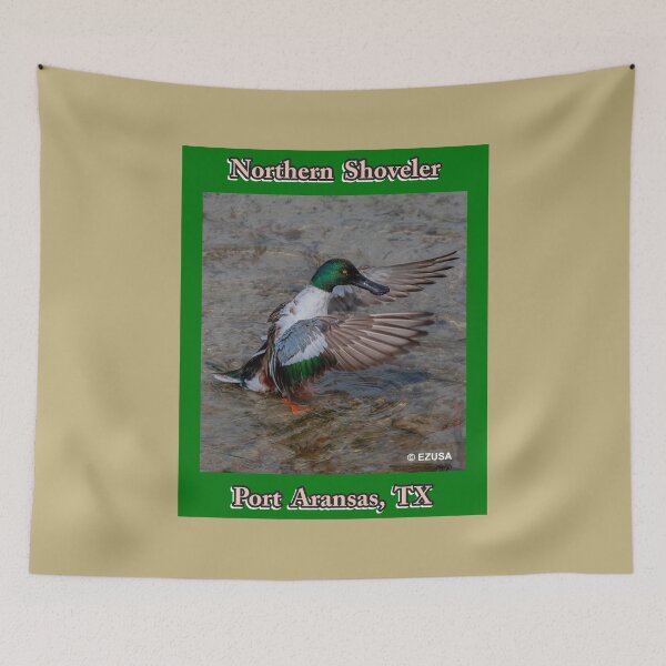 Item preview, For The Bird Lover In You. Northern Shoveler, Port Aransas, Texas. designed and sold by MoreEZUSA-Here.