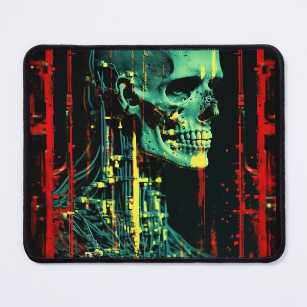 Item preview, Sci-fi Skull classic Horror Cyberpunk 04 designed and sold by osy003.