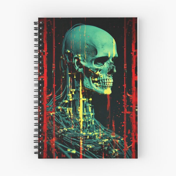 Item preview, Sci-fi Skull classic Horror Cyberpunk 04 designed and sold by osy003.