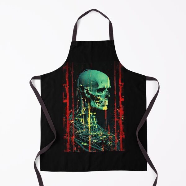 Item preview, Sci-fi Skull classic Horror Cyberpunk 04 designed and sold by osy003.