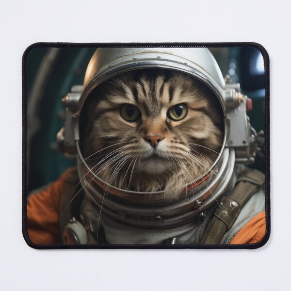 Item preview, Astronaut Cat in Space - Siberian Forest Cat designed and sold by Merchgard.