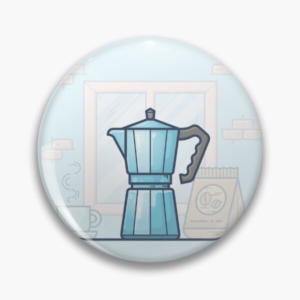 Item preview, Coffee Lover - Bialetti Moka illustration designed and sold by lalatrash.