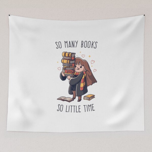 Item preview, So many Books So little Time Funny Cute  designed and sold by MaximoHeathcote.