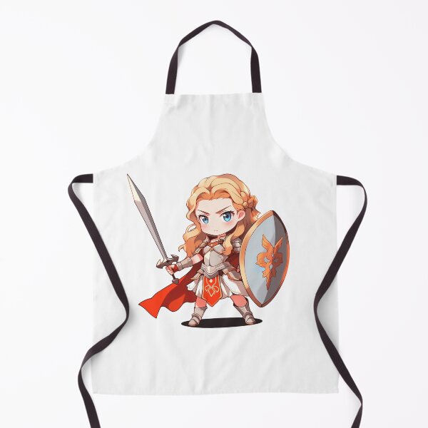 Item preview, Warrior Girl Chibi in Red and Gold designed and sold by RaineDDesigns.