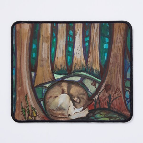 Item preview, Wolf in the woods designed and sold by LizzCampbelart.