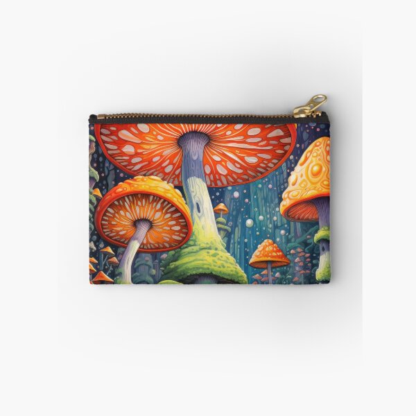 Item preview, Psychedelic Forest with Mushrooms  designed and sold by VisionDuke.