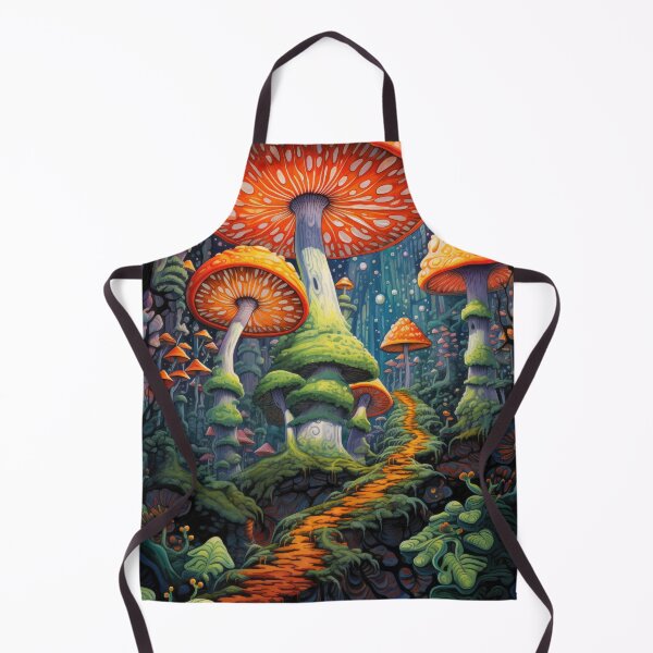 Item preview, Psychedelic Forest with Mushrooms designed and sold by VisionDuke.