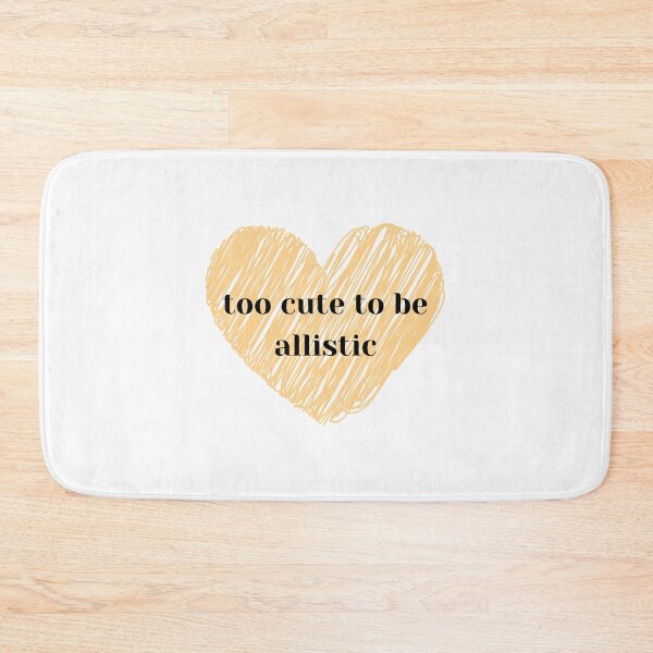 Item preview, too cute to be allistic designed and sold by audhdmuslimah.