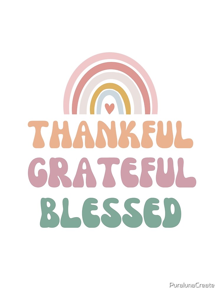 Discover Retro Thankful Grateful Blessed Thanksgiving Quote Scarf
