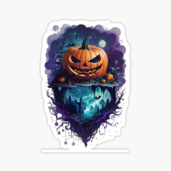 Halloween Pumpkin Sticker by Formlotse for iOS & Android