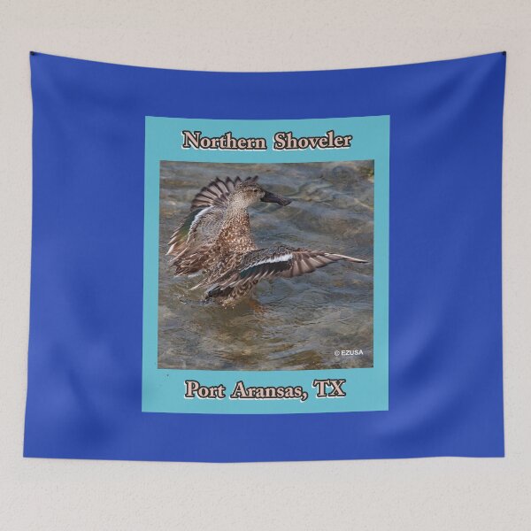 Item preview, Give The Bird To Your Lover, Northern Shoveler, Port Aransas, Texas,  designed and sold by MoreEZUSA-Here.