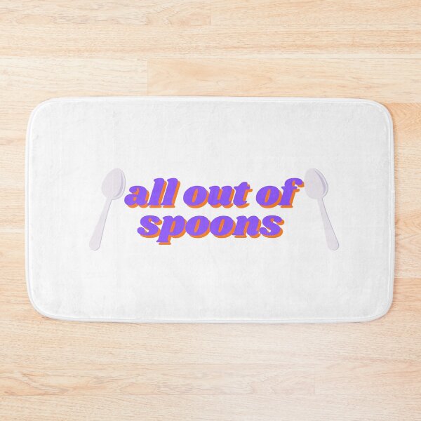 Item preview, all out of spoons designed and sold by audhdmuslimah.
