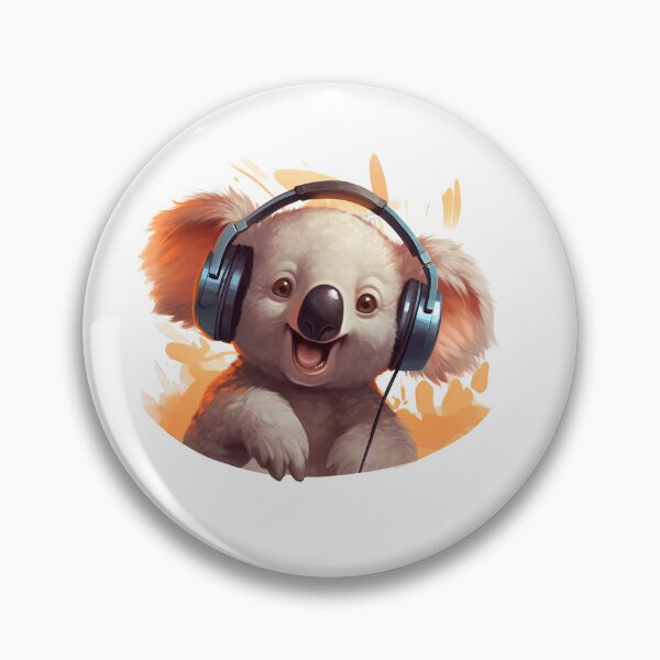 Artikelvorschau, Lustiger Koala, der Musik hört entworfen und verkauft von PrzemekJAS.