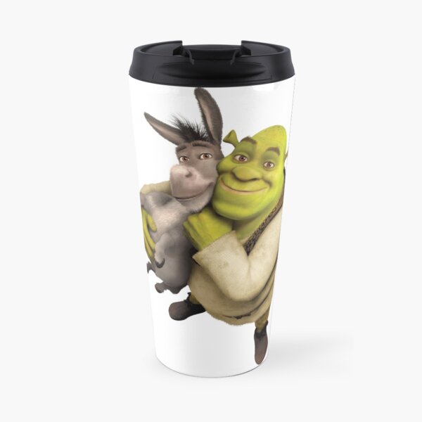 Shrek and Donkey Travel Mug