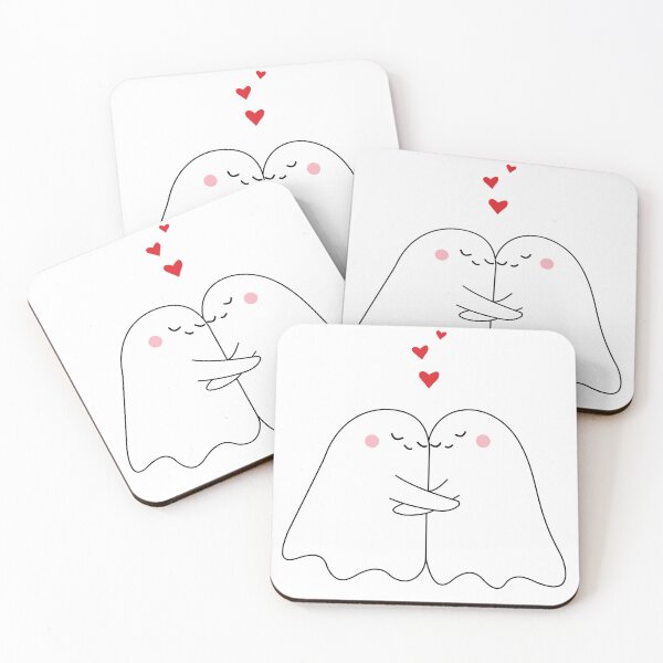 Item preview, ghosts in love drawing t-shirt for lovers designed and sold by AHMEDBL.