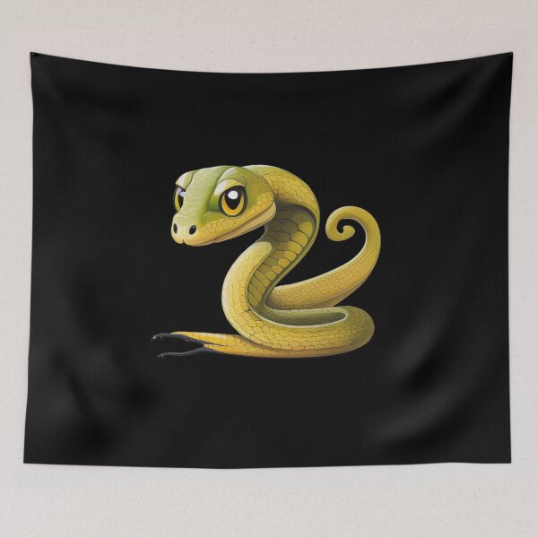 Item preview, Cute Snake - Big Eyes designed and sold by RANDOMNESS.