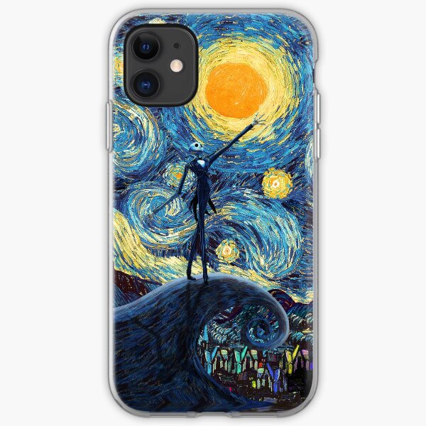 Jack Scary night abstract paintings iPhone Soft Case