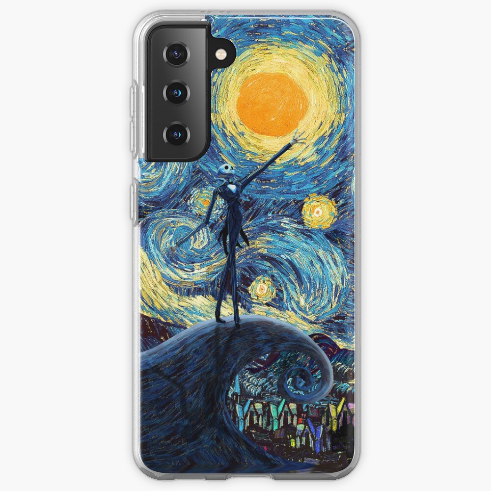Jack Scary night abstract paintings Samsung Galaxy Phone Case