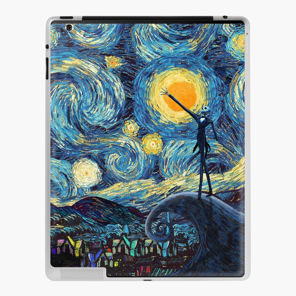 Jack Scary night abstract paintings iPad Case & Skin for Sale by NadiyaArt