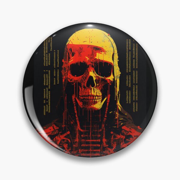 Item preview, Sci-fi Skull classic Horror Cyberpunk 06 designed and sold by osy003.