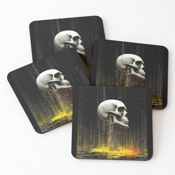Item preview, Sci-fi Skull classic Horror Cyberpunk 07 designed and sold by osy003.