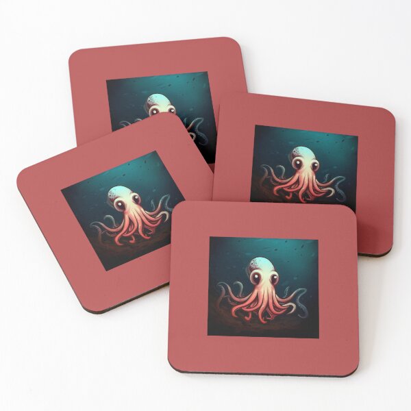 Item preview, Surprised Octopus cartoon designed and sold by rgrayling.